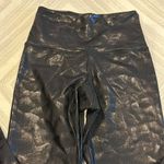 Strut this  Women’s Black Shiny One Size High Waisted Leggings Photo 1