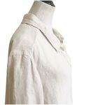 Linden Hill 100% Linen Shirt Tunic Plus Size 2X Natural Beige Collared Lagenlook Tan Photo 8