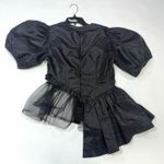 Sandy Liang  Spoonbill blouse asymmetric Top Size 6 Photo 5