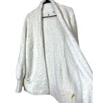 Anthropologie Knitted & Knotted Wool Blend Fuzzy Cardigan Sweater Size M White Size M Photo 5