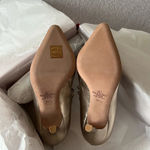 Valentino Garavani Valentino Women’s Rockstud D’Orsay Cross Strap Gold High Heels size 35.5 NIB Photo 3