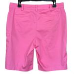 Ralph Lauren Lauren Pink Twill Bermuda Shorts Zip Pocket Womens Size 10 Perfect! Photo 2