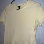 Wild Fable Yellow Crop Top Photo 4