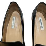 Ann Taylor Julia Black Abrasivato Leather Loafer Heels Womens Size 10 Photo 5