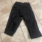 ZARA  Womens Jeans Size 4 Black Denim Skinny Cotton Stretch mid‎ / Photo 2