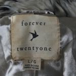 Forever 21 Glamour Pinup Style Faux Fur Checkboard Coat Size Large Juniors Photo 5