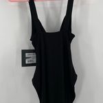 Norma Kamali Swimsuit SZ Medium Mio Twist Front One Piece Black Swim Designer Photo 5