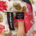 Something Navy  Red Poppy Gina Floral Coverup Size xxs Photo 12