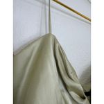 ZARA NWT Satin Sweetheart Midi Dress Size XL Pistachio Green Cocktail Wedding Photo 9