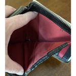 Hammitt  5 North Compact Wallet Black Pebbled‎ Leather Gunmetal Hardware Dust Bag Photo 2