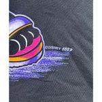 Vintage Mickey Mouse Unltd Jerry Leigh Black T Shirt Hawaiian Aloha Womens L 90s Size L Photo 3