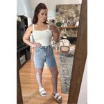 Pretty Little Thing Jean shorts NWT Photo 2