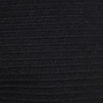 BERLOOK Contrast Trim Bikini Top ONLY 68 Black Size M Photo 7