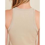 Boody Racerback Dress In Midweight Bamboo Cotton Jersey Fabric Tan Size L Photo 2