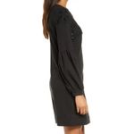 Lilly Pulitzer Bartlett Embellished Sweatshirt Dress Onyx Black Small Photo 1