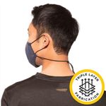 Copper fit never lost face mask Gray Photo 3