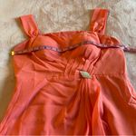 NWOT coral sleeveless formal dress with sheer coat rhinestone brooch size 14 Pink Photo 7