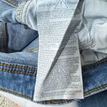 ZARA Z1975 Denim Distressed Glitter Tuxedo Stripe Skinny Jeans Size 4 Photo 6