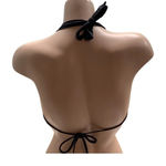 Beach Joy  Size Small Black Triangle Padded Bikini Top. Preowned Photo 3