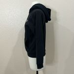 PINK - Victoria's Secret  Black Sherpa Hooded Sweatshirt Size XS Photo 10