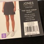 Jones New York  The Faux Wrap Skorts 100% cotton brand new color black Photo 2