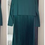 Soft Surroundings  Cassandra Dress Emerald Green Large Holiday Christmas 2GA23 Photo 2