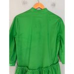 Taylor Tillman Cammie Ruffle Shirt Mini Dress Kelly Green Size Medium Photo 7