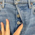 GRLFRND  Karolina Button Fly Skinny Jeans Womens 25 Distressed Light Wash Denim Photo 5