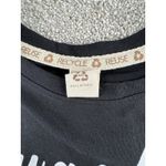 You And Me And The Dog Graphic Tshirt Womens XXL Black Tie Front Short Sleeve T Photo 2