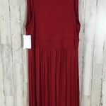 Caslon Red Maxi Dress Sleeveless Long Slit NWT S Photo 5