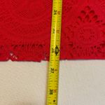 Tacera Womens Dress Lace Cold Shoulder V Neck Pink Size L Dark Coral Trendy # Photo 9