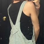 Blue Overall Dress Size M Photo 1