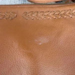 Lucky Brand Leather Cognac Brown Crossbody Purse Bag Photo 5