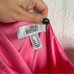 Badgley Mischka Belle One Shoulder Pink Maxi Dress Size 12 Photo 2