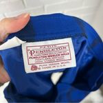 Pendleton Vintage Blue Plaid 100% Virgin Wool Skirt Size 12 Photo 1