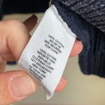 FOR THE REPUBLIC Cotton Crewneck Sweater (Sz XL) Blue Distressed Cable Knit Photo 4