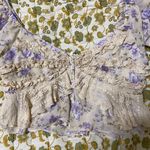 Free People Purple Floral top Photo 0