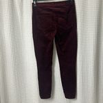 Paige Hoxton Ankle Slim Corduroy Pants Size 27 Dark Currant Wine Photo 6