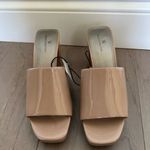 Worthington Nude Patent Platform Block Heel Mules 6.5 Photo 8