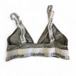 Calvin Klein  lounge bra. grey white and black. size medium. Photo 1