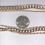 Vintage West Germany Gold Tone Multi Strand Long Boho Retro Necklace Photo 3