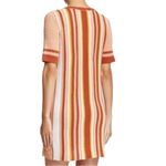 Free People NEW  Lollipop Sunset Stripe Tunic Knit Mini Dress size Small Photo 5