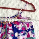 Lilly Pulitzer Play That Funky Music Rooney Tassel Silk Slip Dress XXS Photo 5