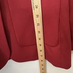 Racil Suit Jacket Virgin Wool 2 Button Jacket Red Black Blazer Size Fr. 36 US 4 Photo 11