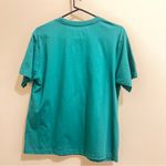 Vibrant Green and Yellow Graphic Relaxed Tee Size M Photo 1