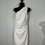 Alexia Admor Alexa Admor Alessi White One Shoulder Dress Size 8 NWT Photo 3