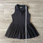 Forever 21  black v-neck polo tennis mini dress - large Photo 4