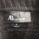 AB Studio Sweater Dress, Black, Gold, Medium Photo 3