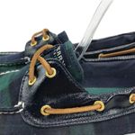 Sperry  Top Sider Blue Green Tartan Plaid Boat Shoe Women's size 10 Photo 2