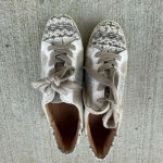 Frye  Webster Wave Gray Suede with Snakeskin Print Low-cut Lace- up Sneakers 8.5M Photo 2